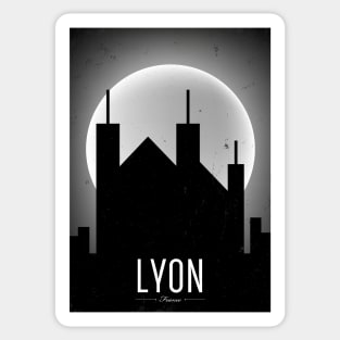 Lyon Poster Design Sticker